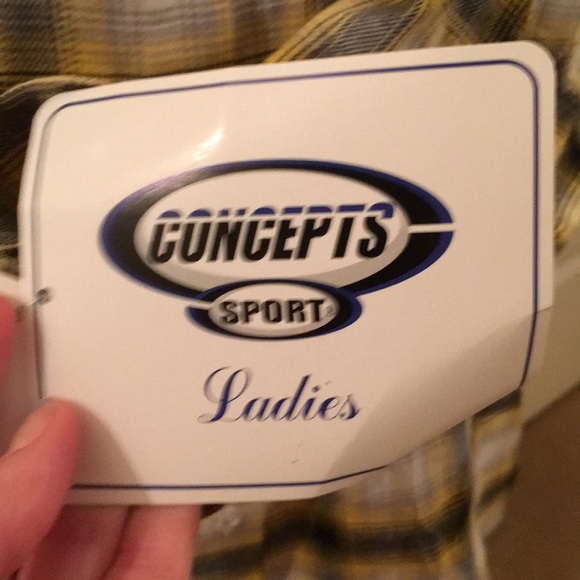 Sports Concepts Soft Flannel Shirt in Large NEW! - Picture 4 of 5